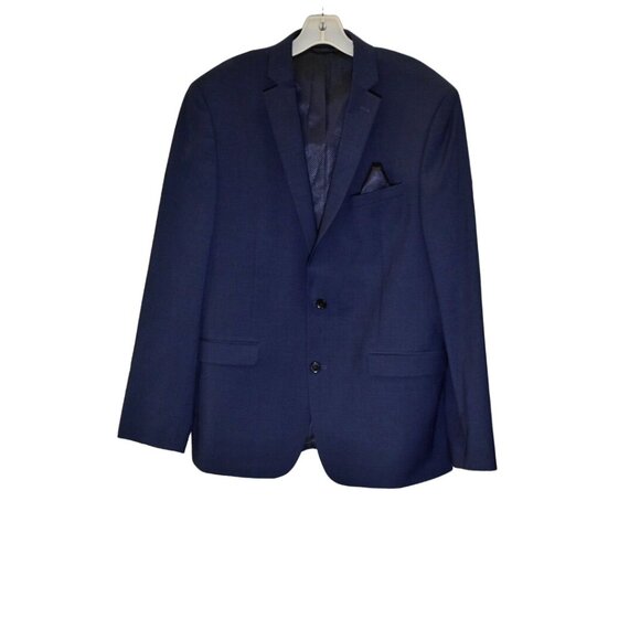 Men's Bar III Slim Fit Navy Blue Blazer Size 42R - Picture 1 of 7
